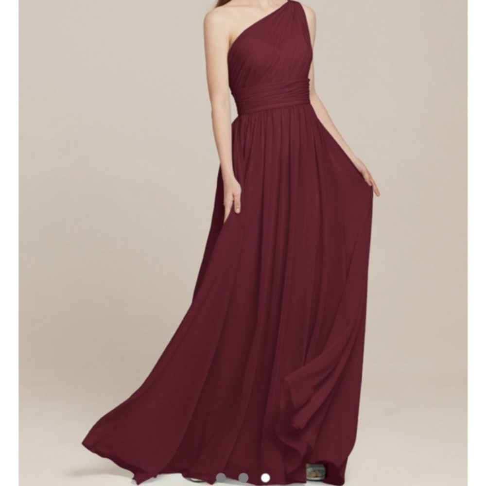 AW Grace Bridesmaid Prom Formal Special Occasion Wedding Guest Dress, 10, Red